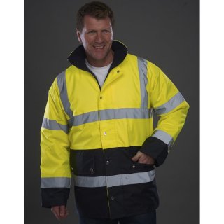 Motorway Warnschutz Jacke gelb/navy