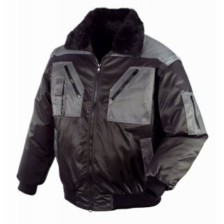 Pilotjacke OSLO schwarz/anthrazit