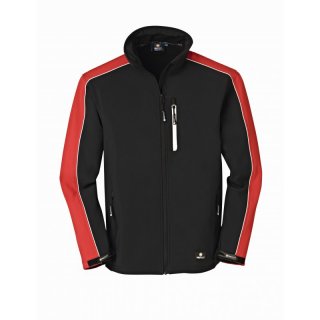 Softshell-Jacke OHIO rot/schwarz