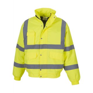 Warnschutz-Bomber Jacke gelb
