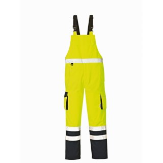 Warnschutz-Latzhose CHICAGO gelb/navy