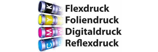 Flexdruck  Foliendruck  Digitaldruck  Reflektierender Druck