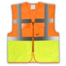 YOKO® Viz Promo Waistcoats Warnweste mit Taschen und...