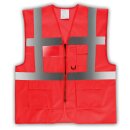 YOKO® Viz Promo Waistcoats Warnweste mit Taschen und...