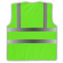 YOKO® High Visibility Funktionsweste Warnweste mit 4 Reflexstreifen hellgrün