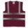 YOKO® High Visibility Funktionsweste Warnweste mit 4 Reflexstreifen maroon