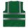 YOKO® High Visibility Funktionsweste Warnweste mit 4 Reflexstreifen grün
