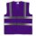 YOKO® High Visibility Funktionsweste Warnweste mit 4 Reflexstreifen lila