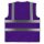 YOKO® High Visibility Funktionsweste Warnweste mit 4 Reflexstreifen lila