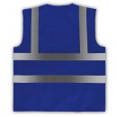 YOKO® High Visibility Funktionsweste Warnweste mit 4 Reflexstreifen royalblau