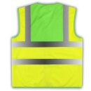 YOKO® High Visibility Funktionsweste Warnweste mit 4 Reflexstreifen grün/gelb