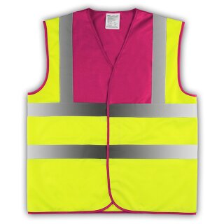 YOKO® High Visibility Funktionsweste Warnweste mit 4 Reflexstreifen p