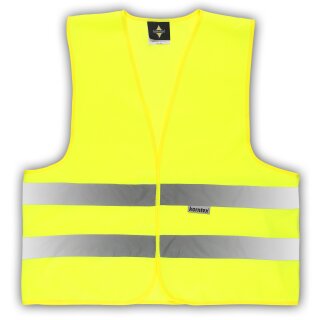 korntex® Baumwoll-Mischgewebe Funktionsweste Warnweste "Goeppingen" gelb