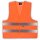 korntex® Baumwoll-Mischgewebe Funktionsweste Warnweste "Goeppingen" orange