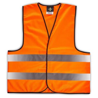 Korntex Warnweste Frankfurt Damen fluoreszierend orange mit zwei  Reflexstreifen und Klettverschluss kaufen