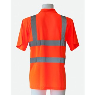 Korntex Warnschutz Polo T-Shirt gelb und orange