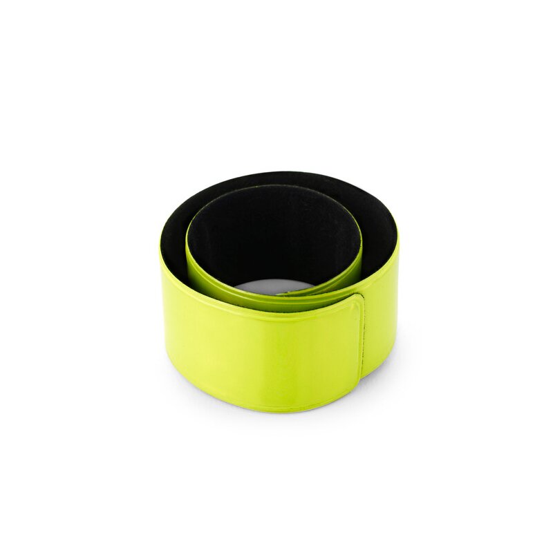 Hudora Schnapparmband Snap Reflektor Armband Klatscharmband Gelb Sicherheit TÜV 