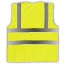 YOKO® High Visibility Funktionsweste Warnweste mit 4 Reflexstreifen gelb