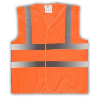 YOKO® High Visibility Funktionsweste Warnweste mit 4 Reflexstreifen orange