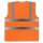 YOKO® High Visibility Funktionsweste Warnweste mit 4 Reflexstreifen orange
