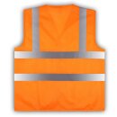 YOKO® MESH Gewebe Funktionsweste mit 4 Streifen Warnweste luftdurchlässig orange