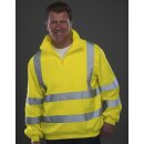 High Visibility 1/4 Zip Sweat Shirt - Pullover gelb