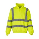 High Visibility 1/4 Zip Sweat Shirt - Pullover gelb