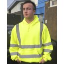 High Visibility Hoodie - Warnschutz Pullover gelb