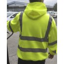 High Visibility Hoodie - Warnschutz Pullover gelb