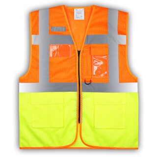 Frauen Warnweste, Womans Hi-Vis Tabard taillierter Schnitt grün