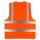 flammhemmende Warnweste Sicherheitsweste orange EN14116 / EN ISO20471