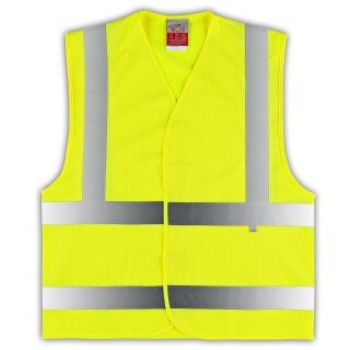Warnweste EN ISO20471:2013 Gelb Personalisiert Warnwesten beschriftet mit  Namen