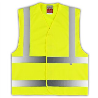 flammhemmende Warnweste Sicherheitsweste gelb EN14116 / EN ISO20471 4XL/5XL