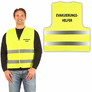 Signalweste Warnweste gelb XL/XXL EVAKUIERUNGSHELFER