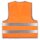 goodselect Funktionsweste Warnweste orange  in 4 Größen EN ISO20471