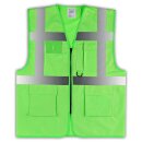 YOKO® Viz Promo Waistcoats Warnweste mit Taschen und...