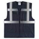 YOKO® Viz Promo Waistcoats Warnweste mit Taschen und...