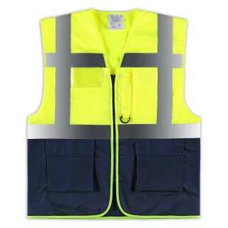 korntex Warnweste Safety Vest Passau - Visitor M/L bis 3XL/4XL