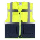 YOKO® Viz Promo Waistcoats Warnweste mit Taschen und...