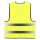 Warnweste mit Brusttasche und Ausweistasche gelb