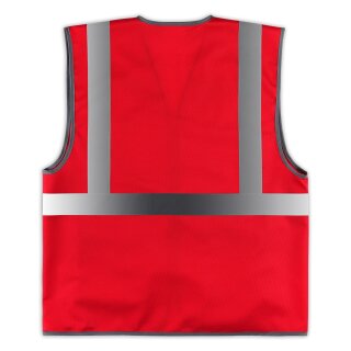easyMesh® Funktionsweste mit Reißverschluss und Taschen rot L