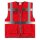 easyMesh® Funktionsweste mit Reißverschluss und Taschen rot 3XL