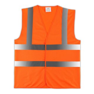 4 Stück Kinder Sicherheitsweste Sicherheit Hochsichtbare Weste Tragbare reflektierende  Weste für Outdoor-Aktivität Laufen Reiten (orange, fluoreszierend gelb,  blau)