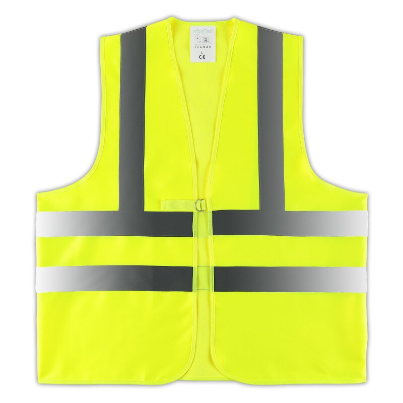 Shirt-Panda Warnweste · Gelb Orange · beidseitig Bedruckt auf Brust und  Rücken · Ordner, Security, Brandschutzhelfer · große Auswahl ·  Reflektionsstreifen · 025 Security (Gelb) XL : : Baumarkt