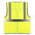 easyMesh® Funktionsweste Warnweste mit Reißverschluss und Taschen gelb EN20471