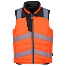 PW3 Warnschutz Bodywarmer wendebar orange/schwarz