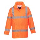 Warnschutz-Regenjacke orange