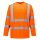 Warnschutz Langarm-T-Shirt - orange