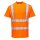 Baumwoll-Comfort-Warnschutz-Kurzarmshirt - orange