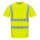 Baumwoll-Comfort-Warnschutz-Kurzarmshirt - gelb